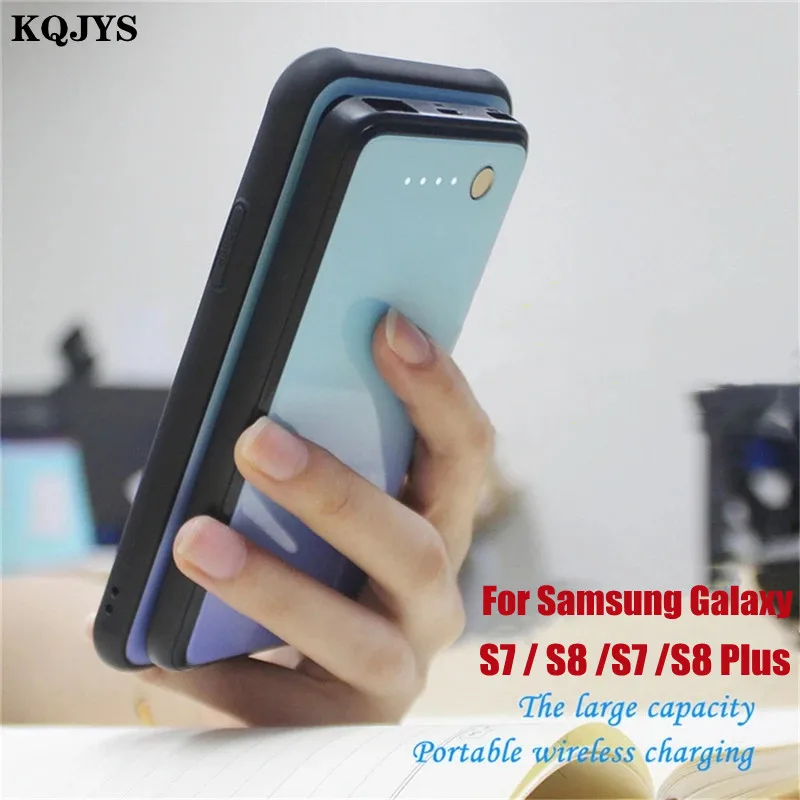 Внешний аккумулятор, чехол для зарядки аккумулятора Samsung S7 S8, чехол для аккумулятора, Магнитный чехол для зарядки аккумулятора для Galaxy S7 S8 Plus
Внешний аккумулятор, чехол для зарядки аккумулятора Samsung S7 S8, чехол для аккумулятора, Магнитный чехол для зарядки аккумулятора для Galaxy S7 S8 Plus