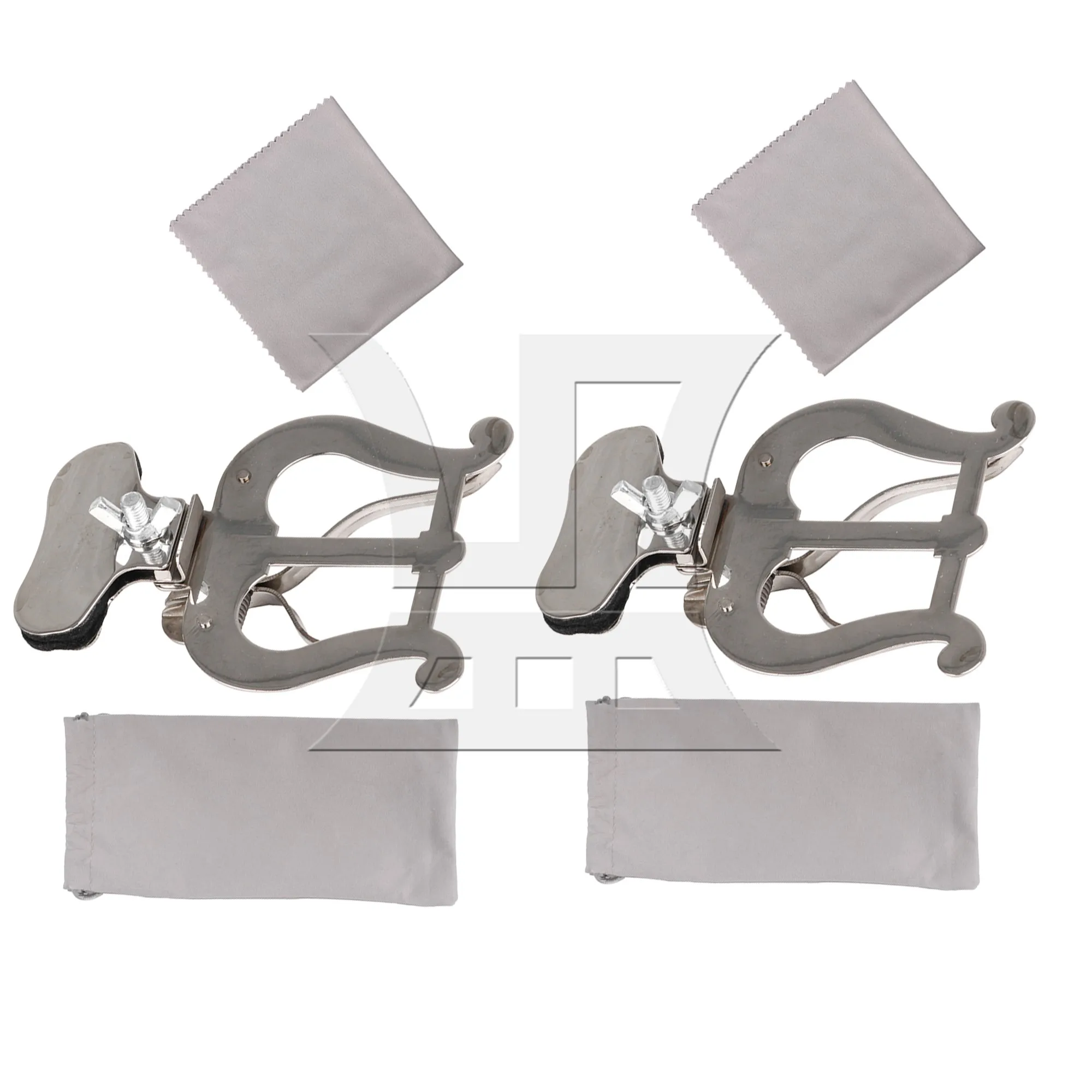 Yibuy 2PCS Trombone Marching Lyre Clamp w/ Velvet Bag Glasses Cloth for Beginners Practice 8mm Width Clip
Yibuy 2PCS Trombone Marching Lyre Clamp w/ Velvet Bag Glasses Cloth for Beginners Practice 8mm Width Clip