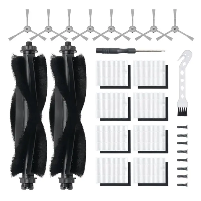 WHYY-Replacement Parts Kit(20Pcs) For Eufy L60 L50 Series Robot Vacuums- Roller Brush, HEPA& Foam Filters Accessory
WHYY-Replacement Parts Kit(20Pcs) For Eufy L60 L50 Series Robot Vacuums- Roller Brush, HEPA& Foam Filters Accessory