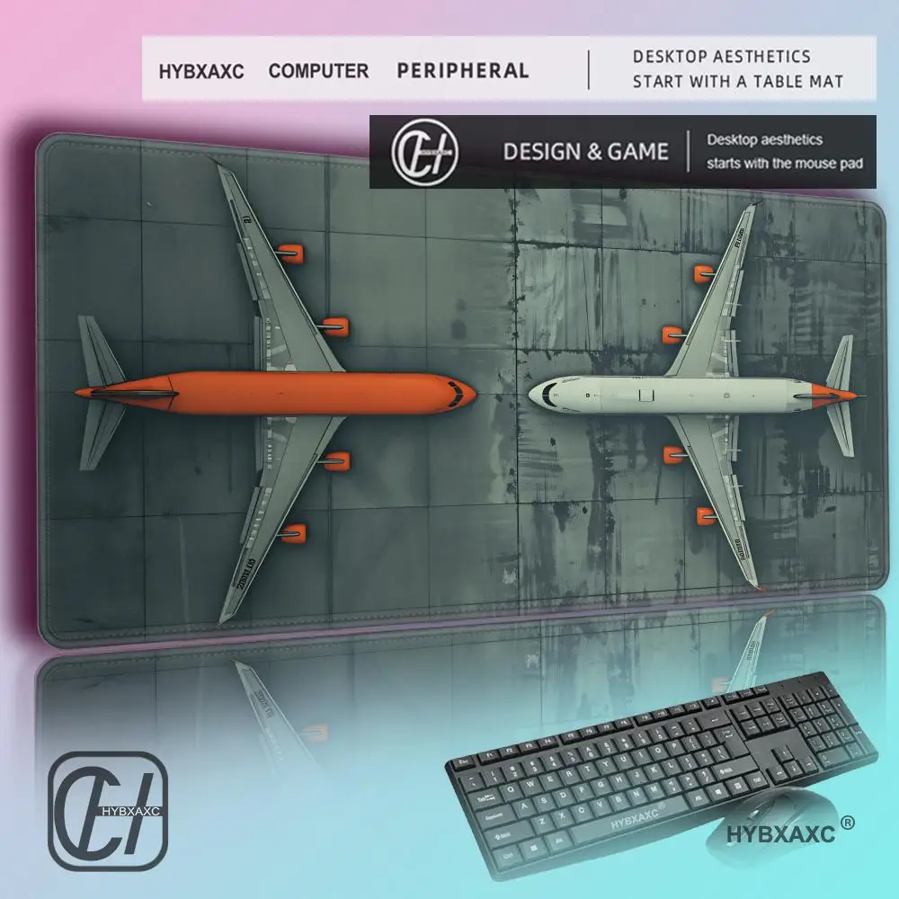 HYBXAXC Aviation Art Airplane Large Mouse Pad Anti Slip Rubber Desk Mat For Gaming Office Gamer Laptop Keyboard Mat
HYBXAXC Aviation Art Airplane Large Mouse Pad Anti Slip Rubber Desk Mat For Gaming Office Gamer Laptop Keyboard Mat