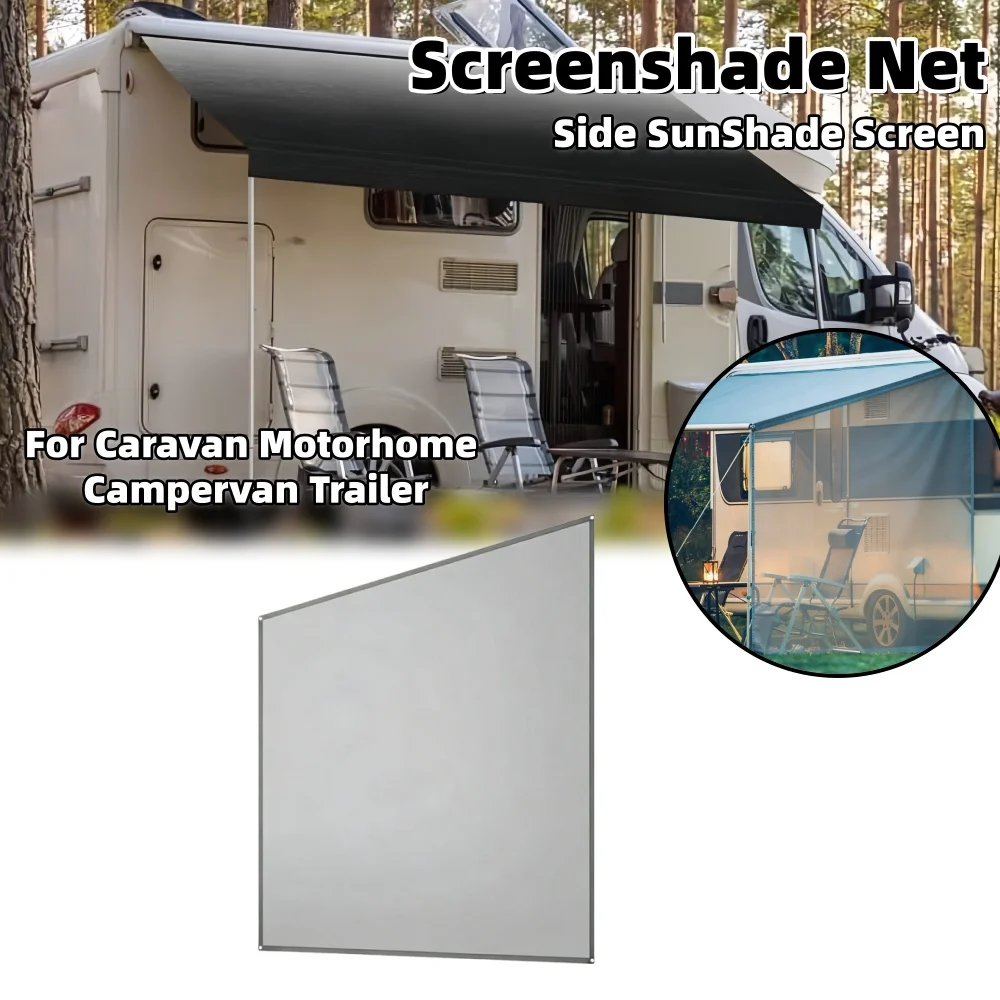 RV Awning Screenshade Net Side SunShade Screen 9'X7' Mesh Sunshade Camping Accessories For Caravan Motorhome Campervan Trailer
RV Awning Screenshade Net Side SunShade Screen 9'X7' Mesh Sunshade Camping Accessories For Caravan Motorhome Campervan Trailer