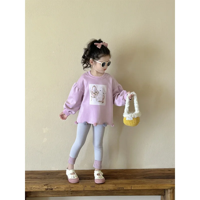 Girls' Sweater2024Autumn New Children's Clothing Children round Neck Sweater Children's Fur Ball Top Leggings
Girls' Sweater2024Autumn New Children's Clothing Children round Neck Sweater Children's Fur Ball Top Leggings