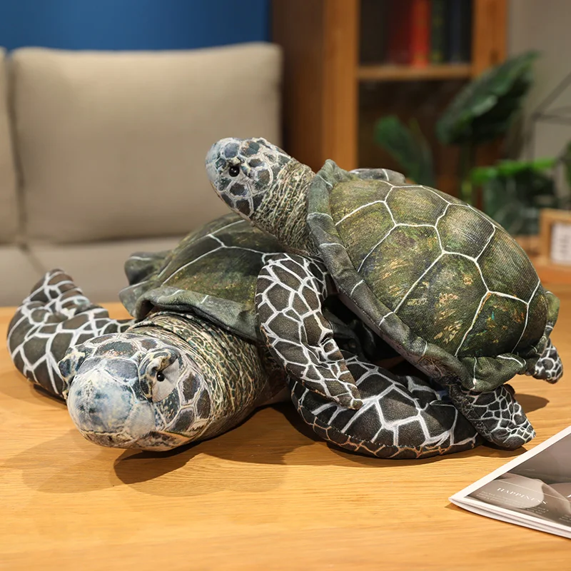Soft Plush Sea Turtle Toy Green Black With Realistic Shell Pattern And Flippers Stuffed Kawaii Ocean Creative Home Warm
Soft Plush Sea Turtle Toy Green Black With Realistic Shell Pattern And Flippers Stuffed Kawaii Ocean Creative Home Warm