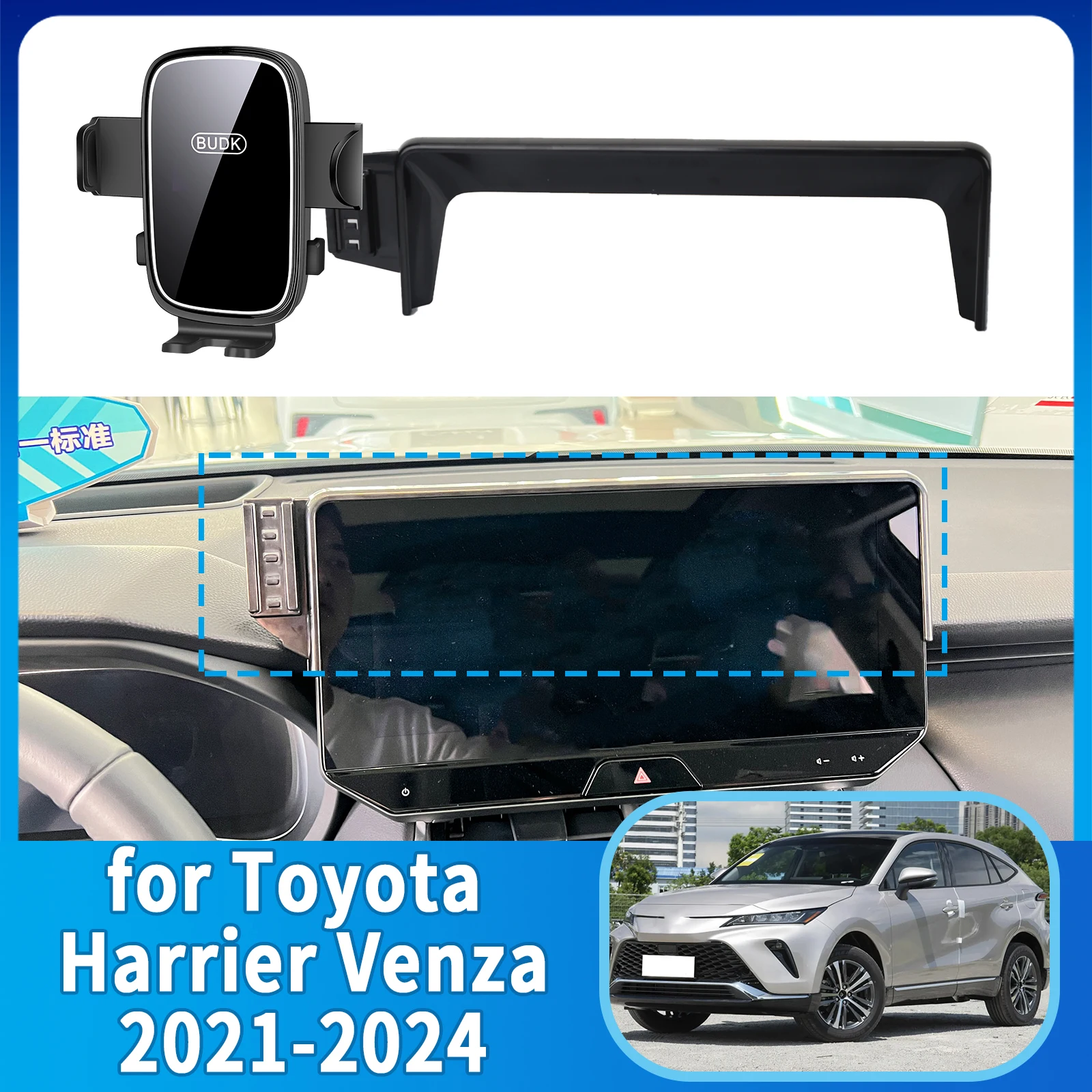 fit for Toyota Harrier Venza 2021-2025 XU80 Custom Fit Phone Holder Mount Dashboard Screen Base No Drill Car accessoires
fit for Toyota Harrier Venza 2021-2025 XU80 Custom Fit Phone Holder Mount Dashboard Screen Base No Drill Car accessoires