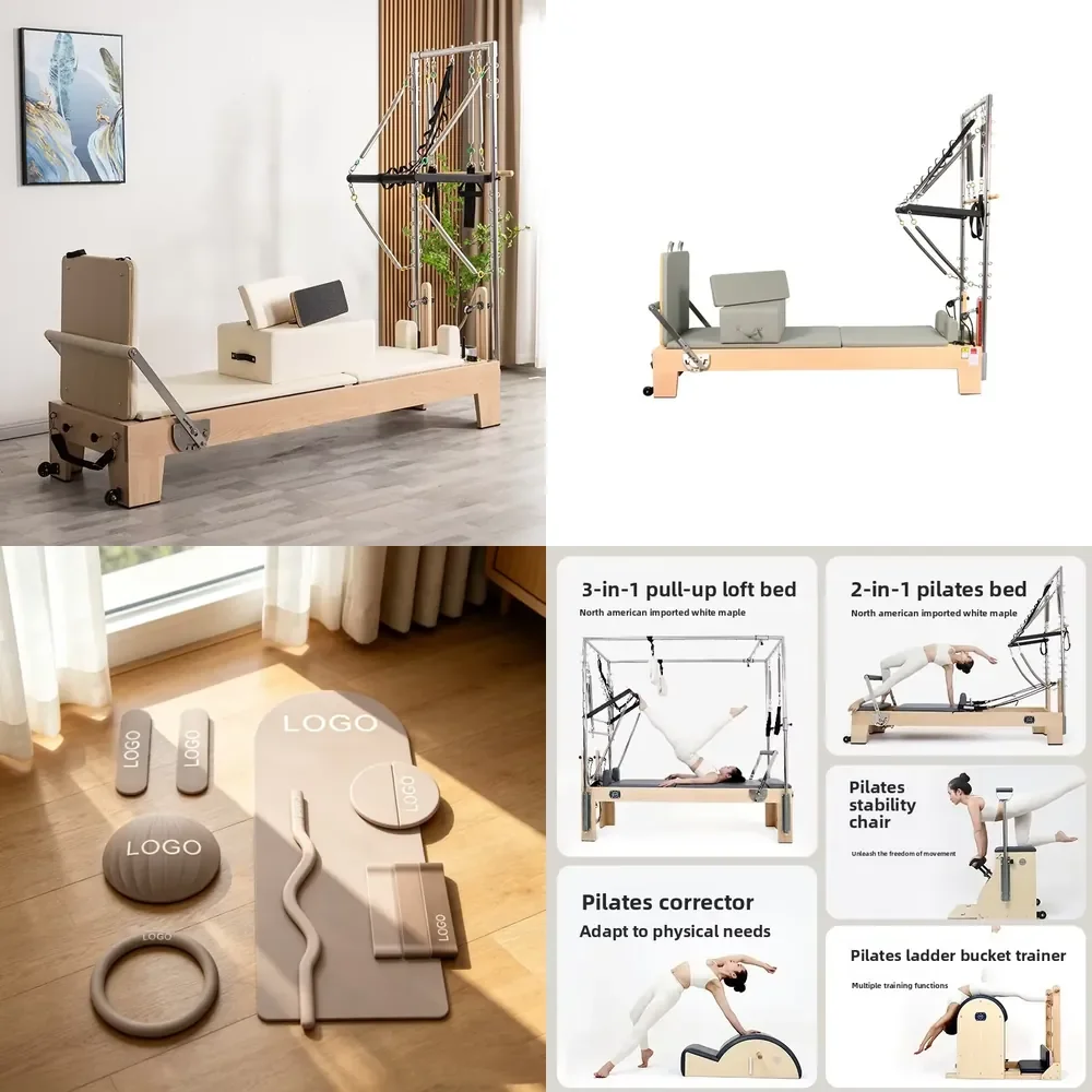 【CHIMU HOME】Premium Maple Wood Pilates Reformer Core Bed Durable Logo Custom Hot Sale Studio Home Fitness
【CHIMU HOME】Premium Maple Wood Pilates Reformer Core Bed Durable Logo Custom Hot Sale Studio Home Fitness