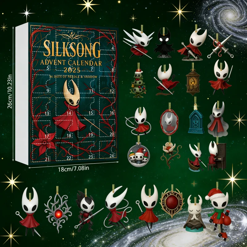 Коллекционная фигурка-подвеска Silksong для адвент-календаря 2026 года: Рождественское украшение и подарок для детей
Коллекционная фигурка-подвеска Silksong для адвент-календаря 2026 года: Рождественское украшение и подарок для детей