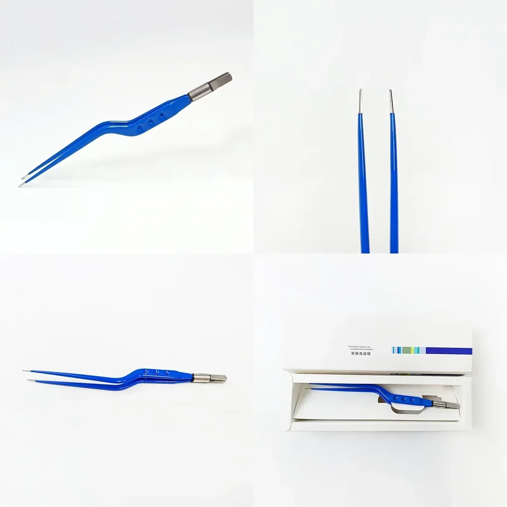 Bipolar Forceps Tweezers with Electroknife Electric Power Source Compatible with Electrocoagulation
Bipolar Forceps Tweezers with Electroknife Electric Power Source Compatible with Electrocoagulation