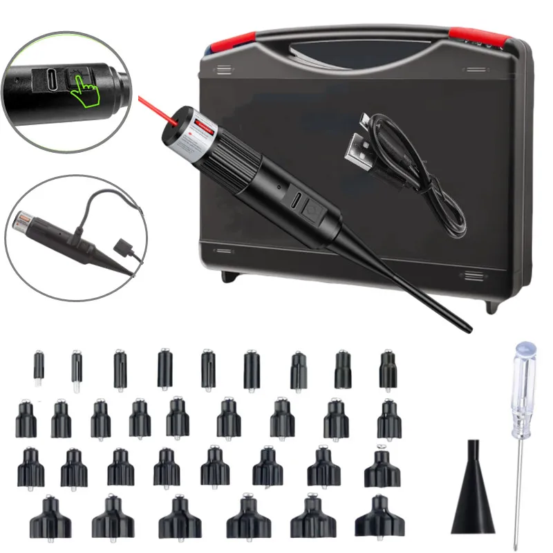 Laser Boresighter Kit .177 .22 Caliber to .78 Red Laser Collimator Glock Rifle Laser Bore Sight
Laser Boresighter Kit .177 .22 Caliber to .78 Red Laser Collimator Glock Rifle Laser Bore Sight