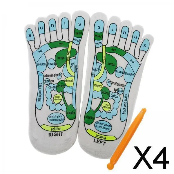 Reflexology Socks Cotton Material Acupoint Illustration Foot Massage Hosiery for Home Office Salon Wellness Routine
Reflexology Socks Cotton Material Acupoint Illustration Foot Massage Hosiery for Home Office Salon Wellness Routine