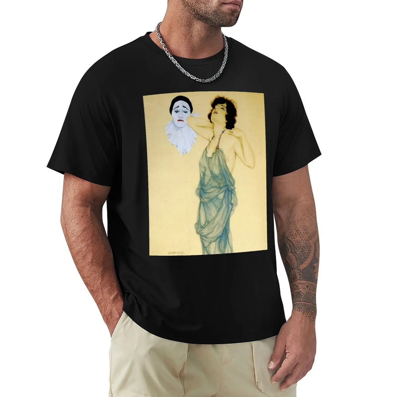 “Pierrot and the Green Dress” by Raphael Kirchner T-Shirt croswit shirt man blanks t shirt for men
“Pierrot and the Green Dress” by Raphael Kirchner T-Shirt croswit shirt man blanks t shirt for men