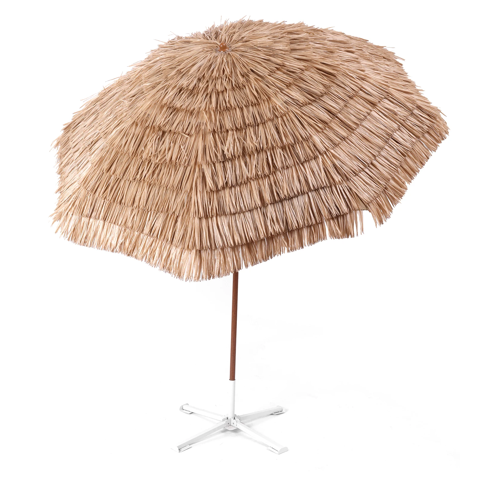 6.56FT Hawaiian Straw Umbrella with Tilt Adjustment & 8 Ribs UPF 50+ UV Protection for Market Terrace Outdoor Restaurant
6.56FT Hawaiian Straw Umbrella with Tilt Adjustment & 8 Ribs UPF 50+ UV Protection for Market Terrace Outdoor Restaurant