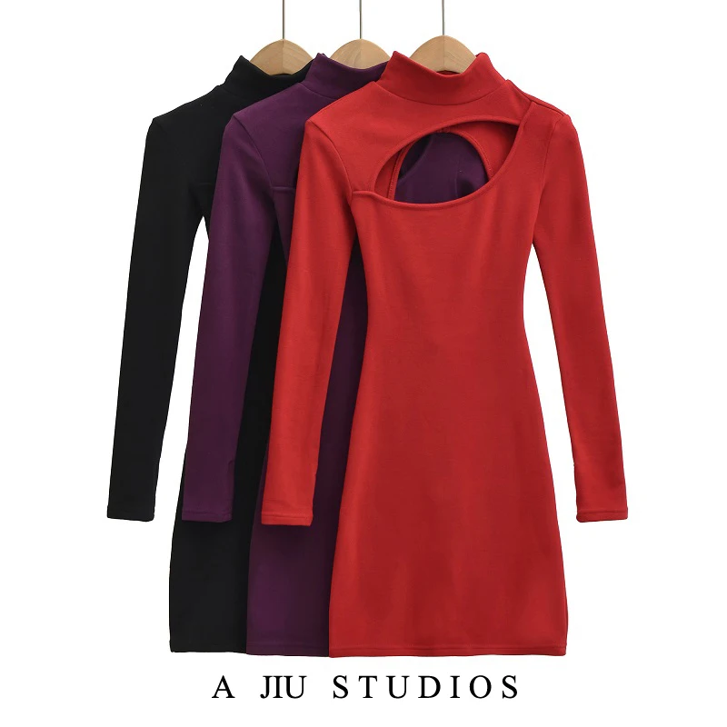 Sexy Hollow out Ba Long Sve High Collar Dr Women's Slim Fit Waist Cinching ort Skirt Spring Season Chinese Production
Sexy Hollow out Ba Long Sve High Collar Dr Women's Slim Fit Waist Cinching ort Skirt Spring Season Chinese Production