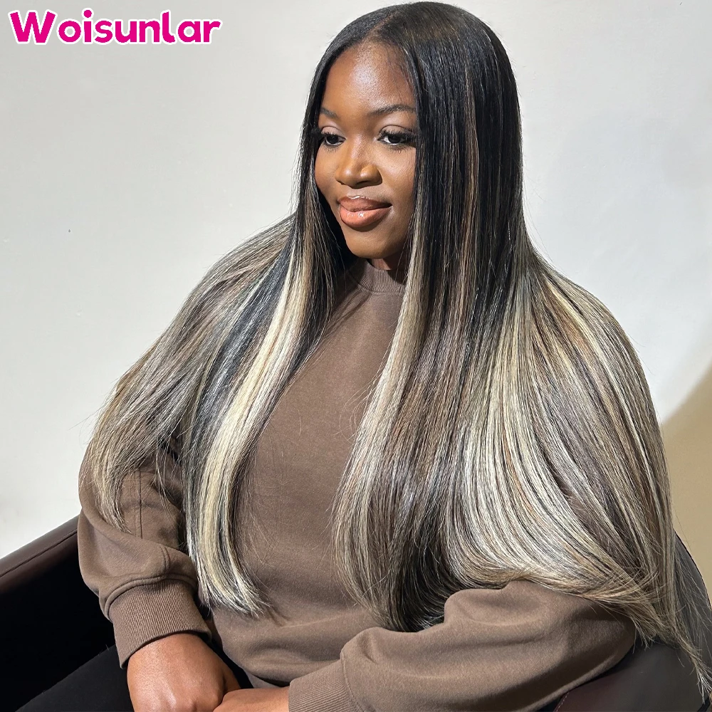34 inches Ombre Black and 613 Front Lace wigs human hair 13x6 13x4 Transparent Lace body wave 200% For Women Human Hair Wig 100%
34 inches Ombre Black and 613 Front Lace wigs human hair 13x6 13x4 Transparent Lace body wave 200% For Women Human Hair Wig 100%