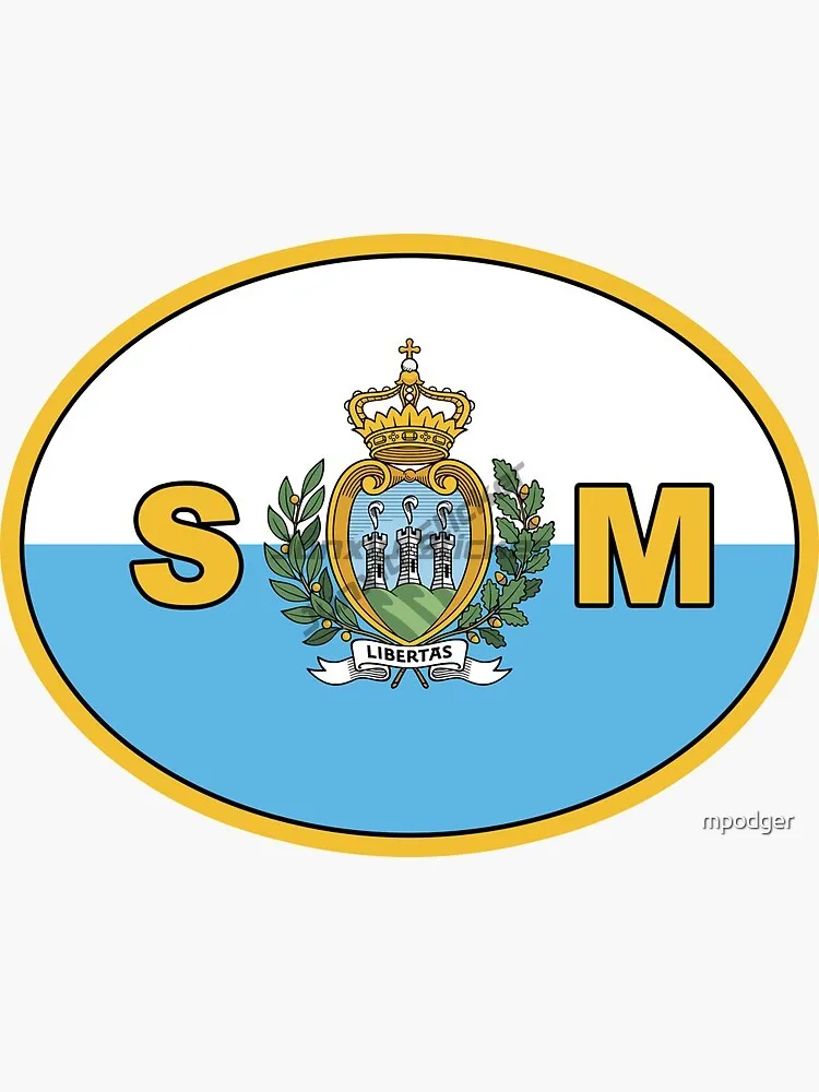 San Marino National Emblem and Flag Decal Badge Decor for Laptop Trunk Boutique Sticker Vinyl Self-adhesive
San Marino National Emblem and Flag Decal Badge Decor for Laptop Trunk Boutique Sticker Vinyl Self-adhesive