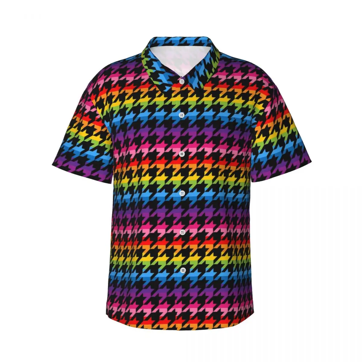 Rainbow Houndstooth LGBTQ Casual Shirt Retro Print Cool Hawaiian Shirts Men Short Sleeve Beach Y2K Street DIY Oversized Blouses
Rainbow Houndstooth LGBTQ Casual Shirt Retro Print Cool Hawaiian Shirts Men Short Sleeve Beach Y2K Street DIY Oversized Blouses