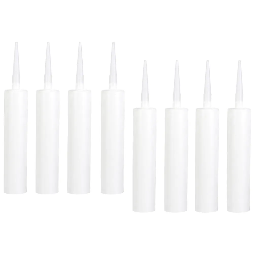 8Pcs White Refillable Caulking Tubes Plastic Empty Sealant Tubes Easy Access Application for Windows Doors Sinks Tanks DIY
8Pcs White Refillable Caulking Tubes Plastic Empty Sealant Tubes Easy Access Application for Windows Doors Sinks Tanks DIY