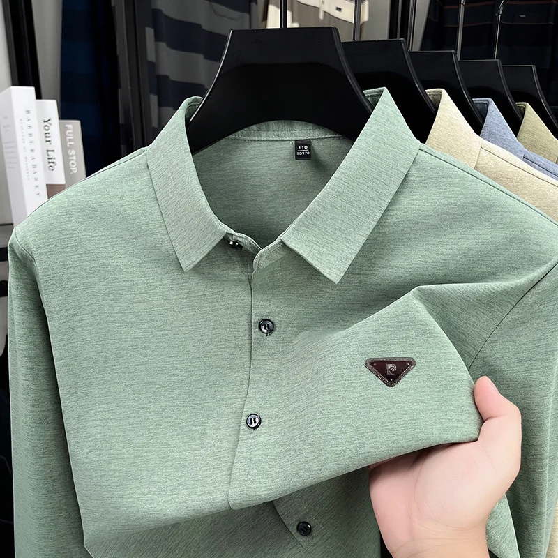 Luxury Man Long-Sleeved Shirt Lapel Single-Breasted Pattern Printing Spring New Long Sleeves Korean-Style Casual Trend Men'sWear
Luxury Man Long-Sleeved Shirt Lapel Single-Breasted Pattern Printing Spring New Long Sleeves Korean-Style Casual Trend Men'sWear