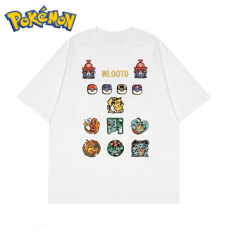 Футболка с принтом Pokémon Handheld Game Pixel Style для мужчин и женщин, новинка лета Y2K Harajuku, свободный повседневный трендовый топ с короткими рукавами
Футболка с принтом Pokémon Handheld Game Pixel Style для мужчин и женщин, новинка лета Y2K Harajuku, свободный повседневный трендовый топ с короткими рукавами