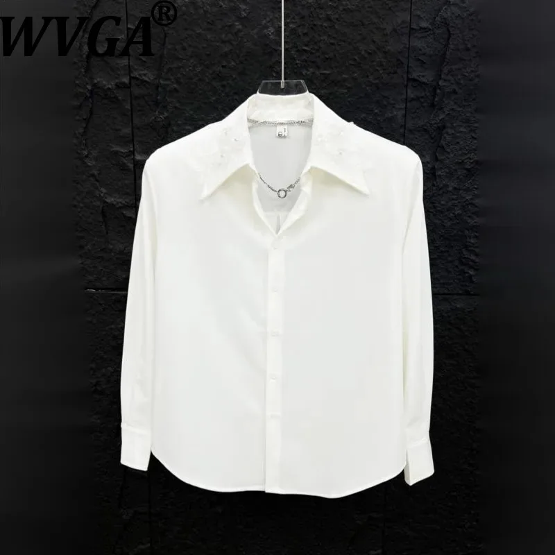 WVGA Spring Autumn New Men Tide High-end Three-dimensional Embroidery Trendy Shirt Niche Chic Casual Korean Style Top Ins W18005
WVGA Spring Autumn New Men Tide High-end Three-dimensional Embroidery Trendy Shirt Niche Chic Casual Korean Style Top Ins W18005