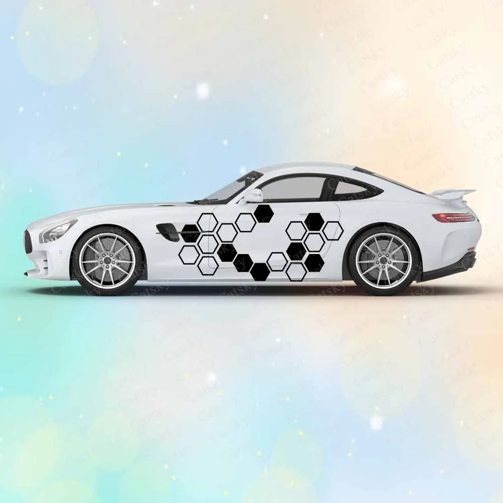 Fashion Honeycomb Side Door Back Sticker Fender Car Accessories Sticker Universal Hexagon Design Vinyl Stickers Decal Decoration
Fashion Honeycomb Side Door Back Sticker Fender Car Accessories Sticker Universal Hexagon Design Vinyl Stickers Decal Decoration