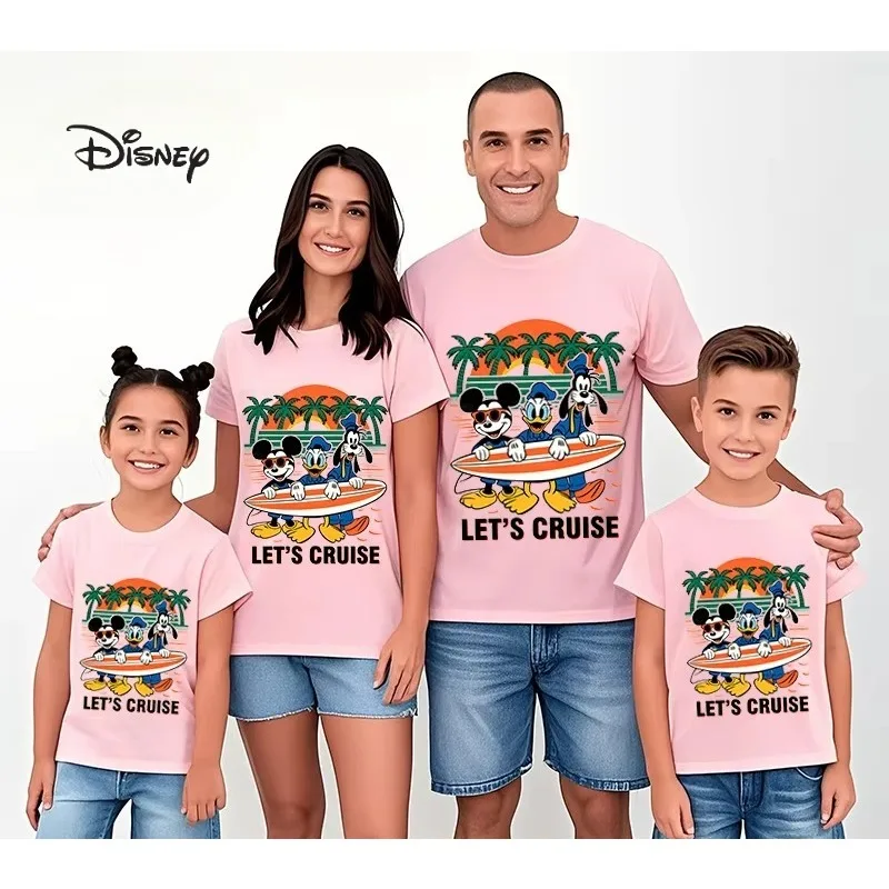 Футболка с принтом «Друзья Микки Мауса Диснея» 2025 года для родителей и детей, одежда с короткими рукавами в сочетании с повседневной семейной одеждой
Футболка с принтом «Друзья Микки Мауса Диснея» 2025 года для родителей и детей, одежда с короткими рукавами в сочетании с повседневной семейной одеждой