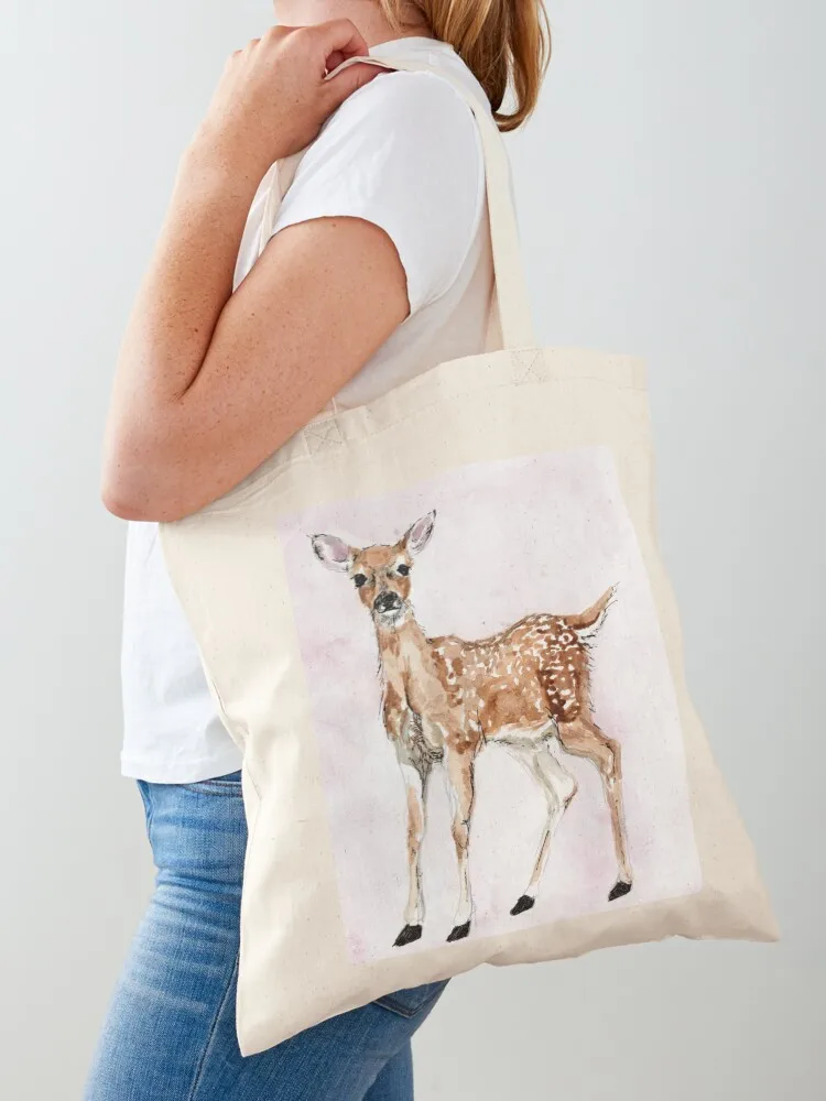Pink Fawn Tote Bag Handbags women canvas shopping bag Cloth bags Women's tote bag
Pink Fawn Tote Bag Handbags women canvas shopping bag Cloth bags Women's tote bag