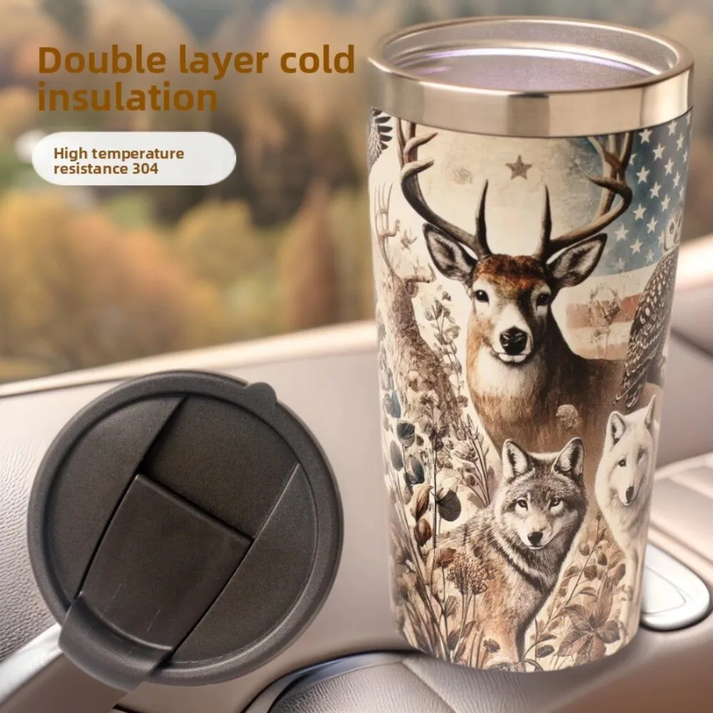 15OZ 304 Stainless Steel Double Wall Vacuum Insulated Coffee Mug for Hot and Cold Drinks Travel Thermos Cup for Car Office Home
15OZ 304 Stainless Steel Double Wall Vacuum Insulated Coffee Mug for Hot and Cold Drinks Travel Thermos Cup for Car Office Home