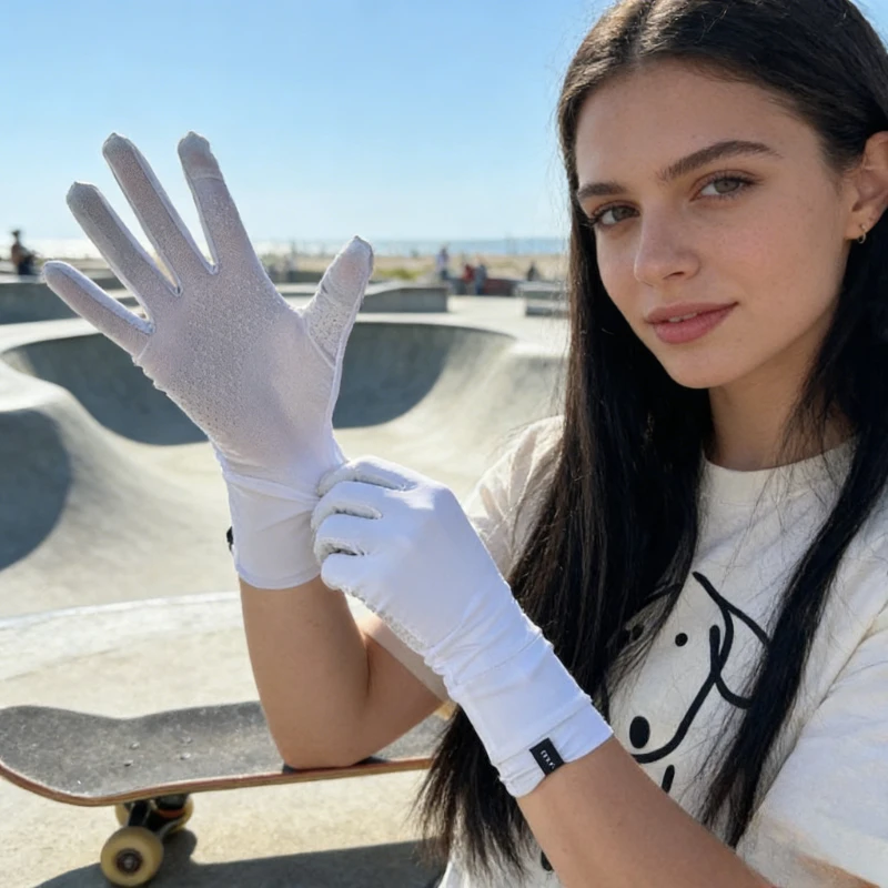 Extended Ice Silk Sunscreen Gloves for Women, Summer UV Protection, Outdoor Driving, Cycling, Anti Slip, Touchable Screen
Extended Ice Silk Sunscreen Gloves for Women, Summer UV Protection, Outdoor Driving, Cycling, Anti Slip, Touchable Screen