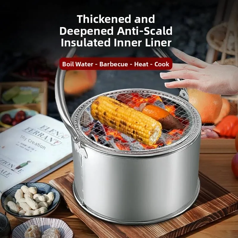 Портативная старая угольная камера для использования в помещении и на открытом воздухе, дровяная яма для костра, домашнее отопление, печь для барбекю, конструкция из нержавеющей стали...
Портативная старая угольная камера для использования в помещении и на открытом воздухе, дровяная яма для костра, домашнее отопление, печь для барбекю, конструкция из нержавеющей стали...