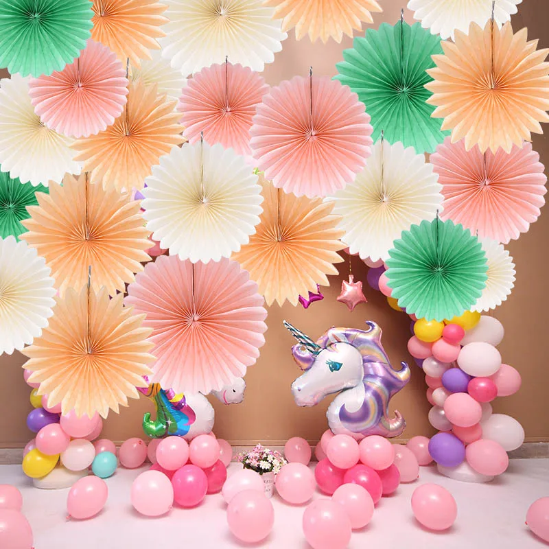 1pc 4"6"8"10"12" Tissue Paper Fans Pinwheels Wall Hanging Flower Colorful Paper Garland DIY Wedding Birthday Party Decor Supplie
1pc 4"6"8"10"12" Tissue Paper Fans Pinwheels Wall Hanging Flower Colorful Paper Garland DIY Wedding Birthday Party Decor Supplie