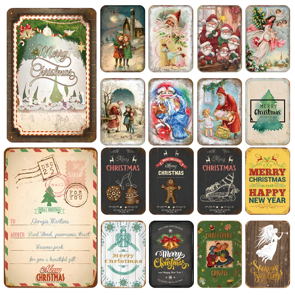 Vintage Wall Decor Christmas Sign Plaque Plates Retro Metal Wall Decor Festive Holiday Decoration Christmas Home Office Decor
Vintage Wall Decor Christmas Sign Plaque Plates Retro Metal Wall Decor Festive Holiday Decoration Christmas Home Office Decor