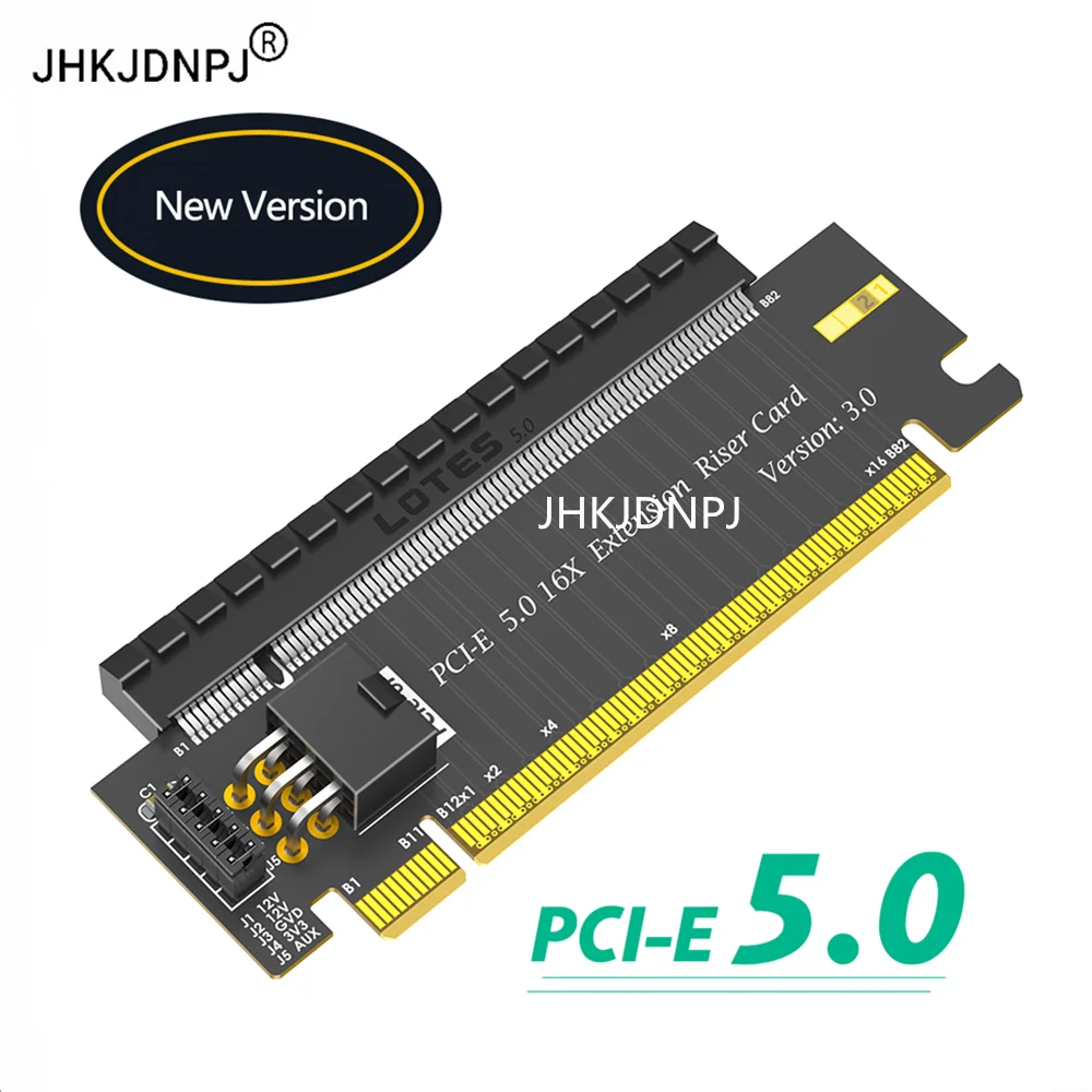 PCI-E 5.0 16X to X16 180 Degree Converter Adapter Card With ATX 6Pin PWR Connector
PCI-E 5.0 16X to X16 180 Degree Converter Adapter Card With ATX 6Pin PWR Connector