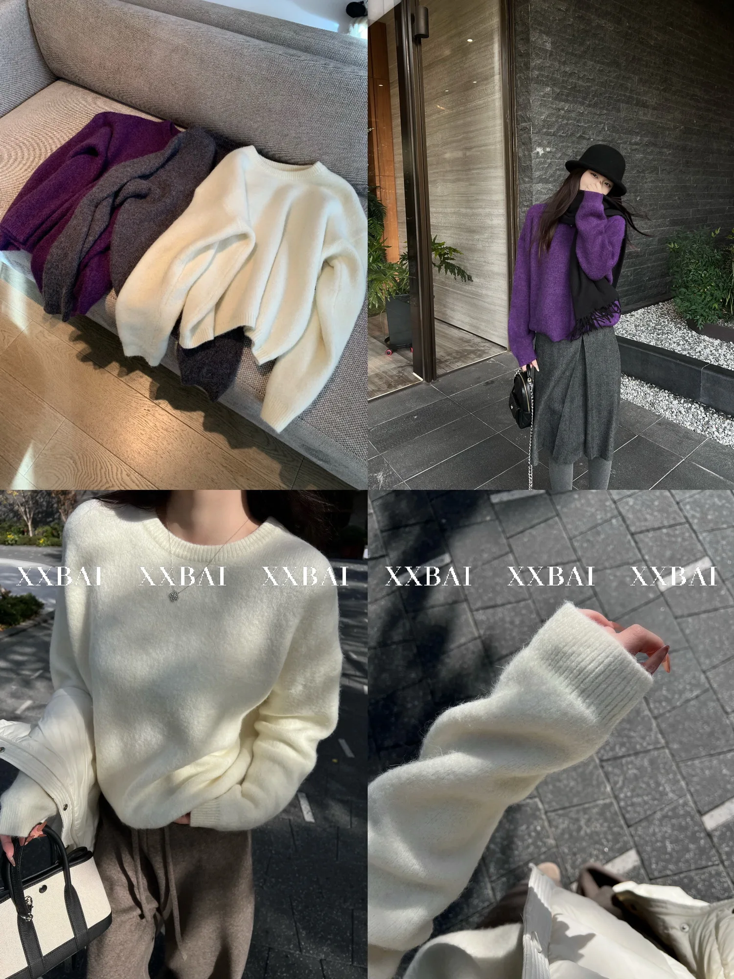 Женский вязаный свитер XXBAI Ultra-Wearable Series с круглым вырезом и длинными рукавами, свободный крой, стройнящий эффект, осенне-зимний, модный, для повседневной носки
Женский вязаный свитер XXBAI Ultra-Wearable Series с круглым вырезом и длинными рукавами, свободный крой, стройнящий эффект, осенне-зимний, модный, для повседневной носки