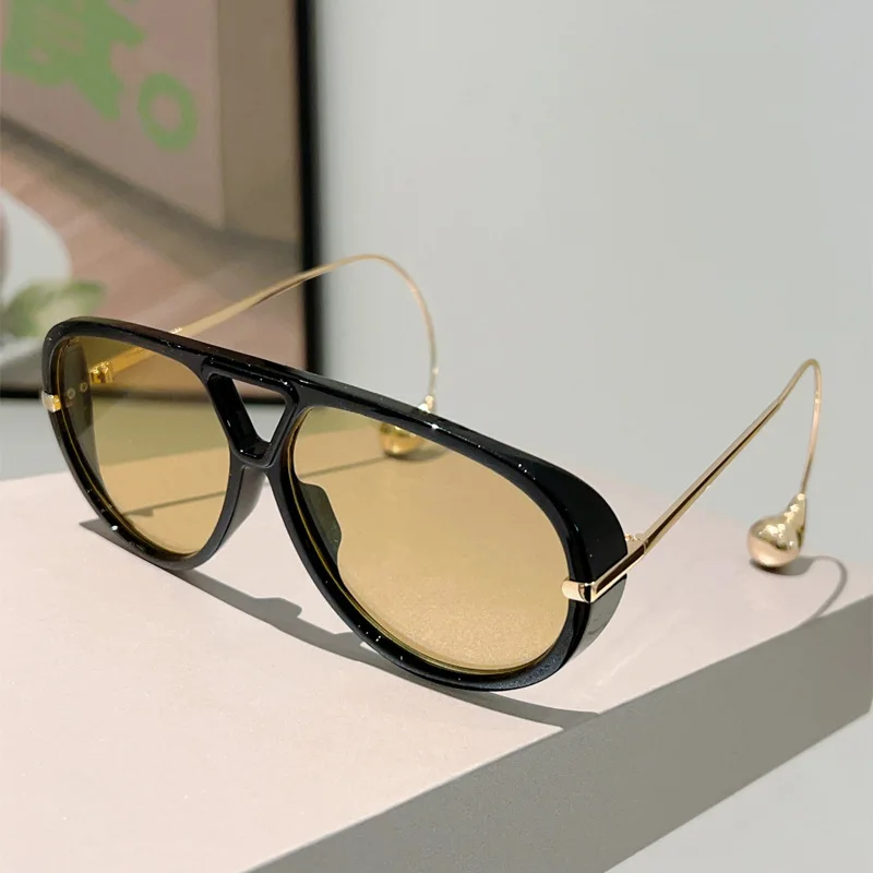 Oversized Pilot Sunglasses Women 2025 Popular Vintage Luxury Brand Designer Punk Double Bridge Sun Glasses Female
Oversized Pilot Sunglasses Women 2025 Popular Vintage Luxury Brand Designer Punk Double Bridge Sun Glasses Female