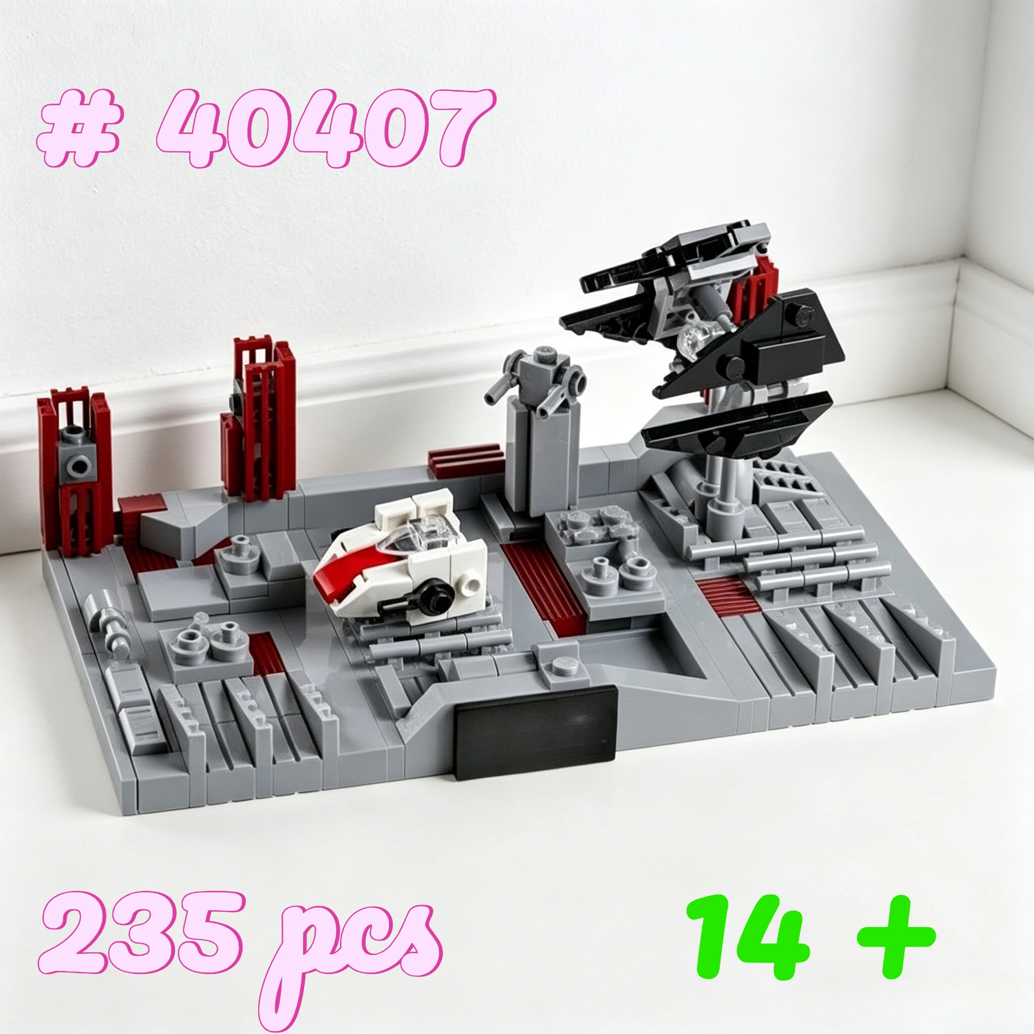 Death Star Wars 40407 Building Blocks Sets Suitable for birthday Gifts, Compatible with Legoed Particles,235pcs.
Death Star Wars 40407 Building Blocks Sets Suitable for birthday Gifts, Compatible with Legoed Particles,235pcs.