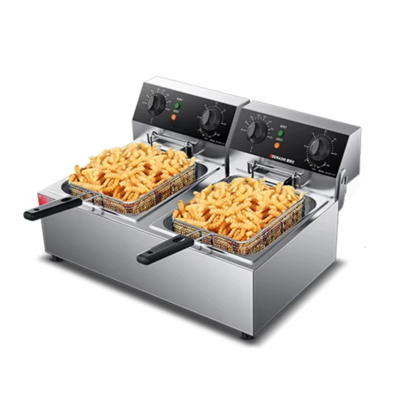 A commercial fryer for bulk fried food in a snack bar
A commercial fryer for bulk fried food in a snack bar