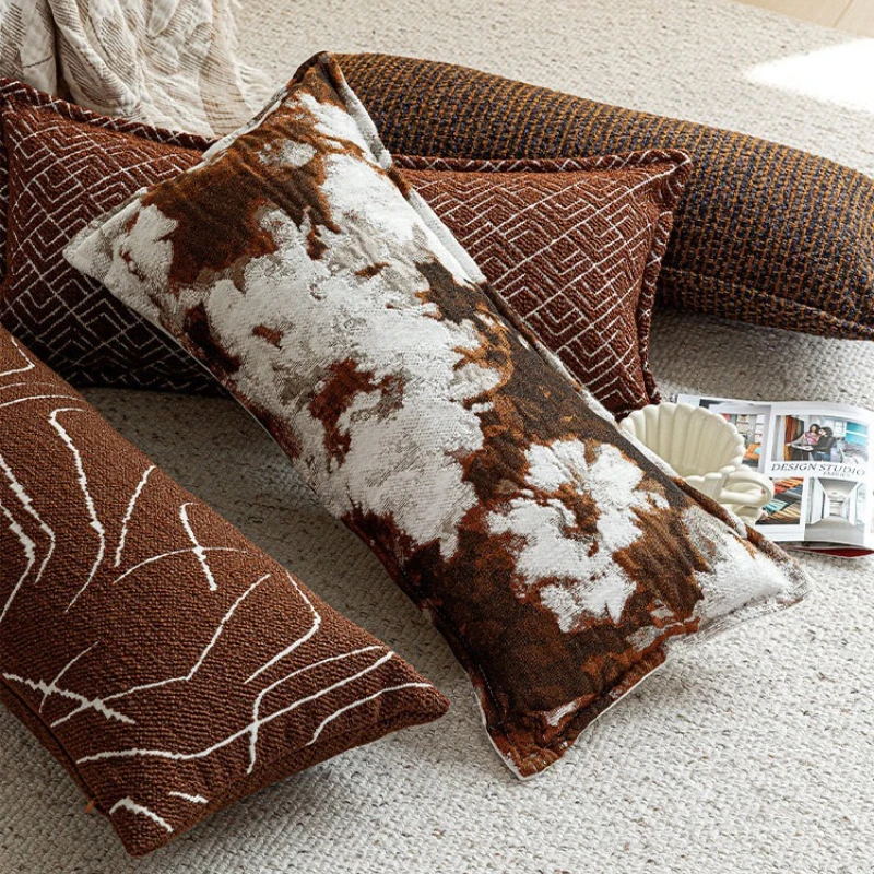 30X65cm Premium Maillard Brown Cushion Cover Modern Retro Textured Floral Jacquard Woven Pillow Case for Sofa Living Room Decor
30X65cm Premium Maillard Brown Cushion Cover Modern Retro Textured Floral Jacquard Woven Pillow Case for Sofa Living Room Decor