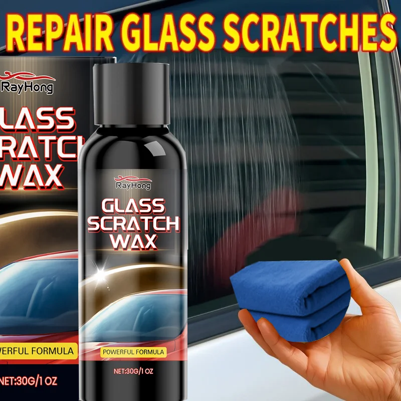 Glass Scratch Repair Wax - Easy-to-Use, No-Residue Paint Scratch Remover for Car Windows, Deep Scratch Removal, Protective Coati
Glass Scratch Repair Wax - Easy-to-Use, No-Residue Paint Scratch Remover for Car Windows, Deep Scratch Removal, Protective Coati