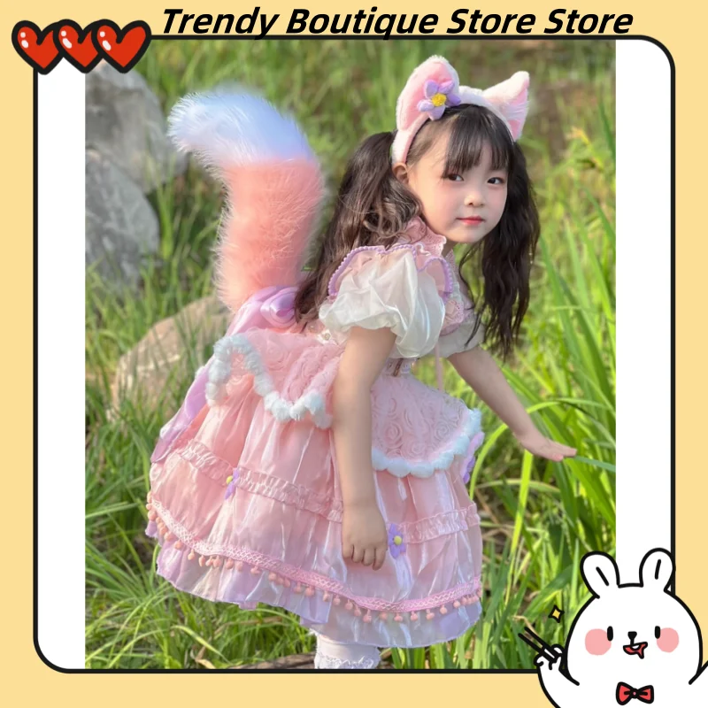 Платье принцессы Диснея Lina Belle, милое детское платье Лолиты для косплея, периферийные товары, подарок
Платье принцессы Диснея Lina Belle, милое детское платье Лолиты для косплея, периферийные товары, подарок