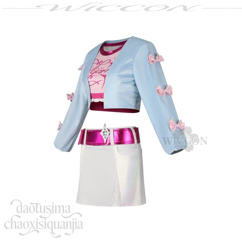 IDOLM@STER Gakuen Anime Cosplay Set Katsuragi Lilja Blue Idol Uniform Dress Matching Wig For Christmas Halloween Comic Con
IDOLM@STER Gakuen Anime Cosplay Set Katsuragi Lilja Blue Idol Uniform Dress Matching Wig For Christmas Halloween Comic Con