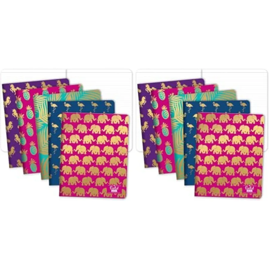 Field Notebook/Journal - - Assorted Patterns Gold Foil - Lined - Pack of 10
Field Notebook/Journal - - Assorted Patterns Gold Foil - Lined - Pack of 10
