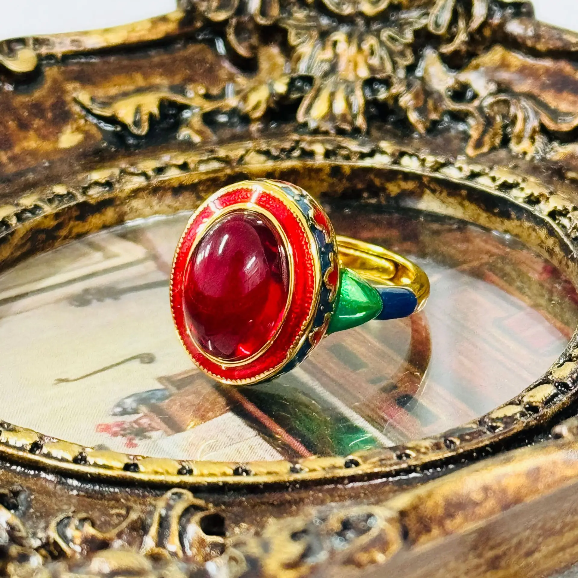 Original ancient gold craftsmanship natural carnelian rings for women flower enamel national style light luxury Wedding jewelry
Original ancient gold craftsmanship natural carnelian rings for women flower enamel national style light luxury Wedding jewelry
