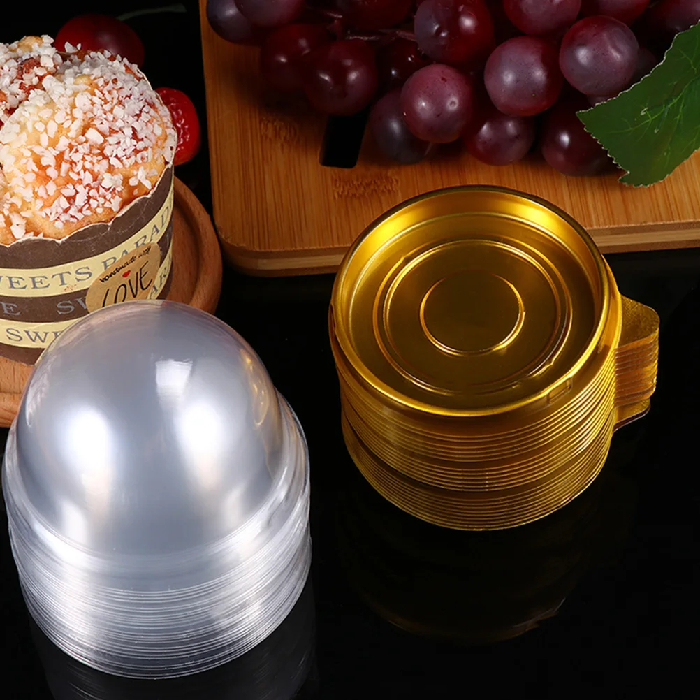 150 Pcs Plastic Boxes Moon Cake Holder Thicken Tray Small Wrapping Golden Packing
150 Pcs Plastic Boxes Moon Cake Holder Thicken Tray Small Wrapping Golden Packing