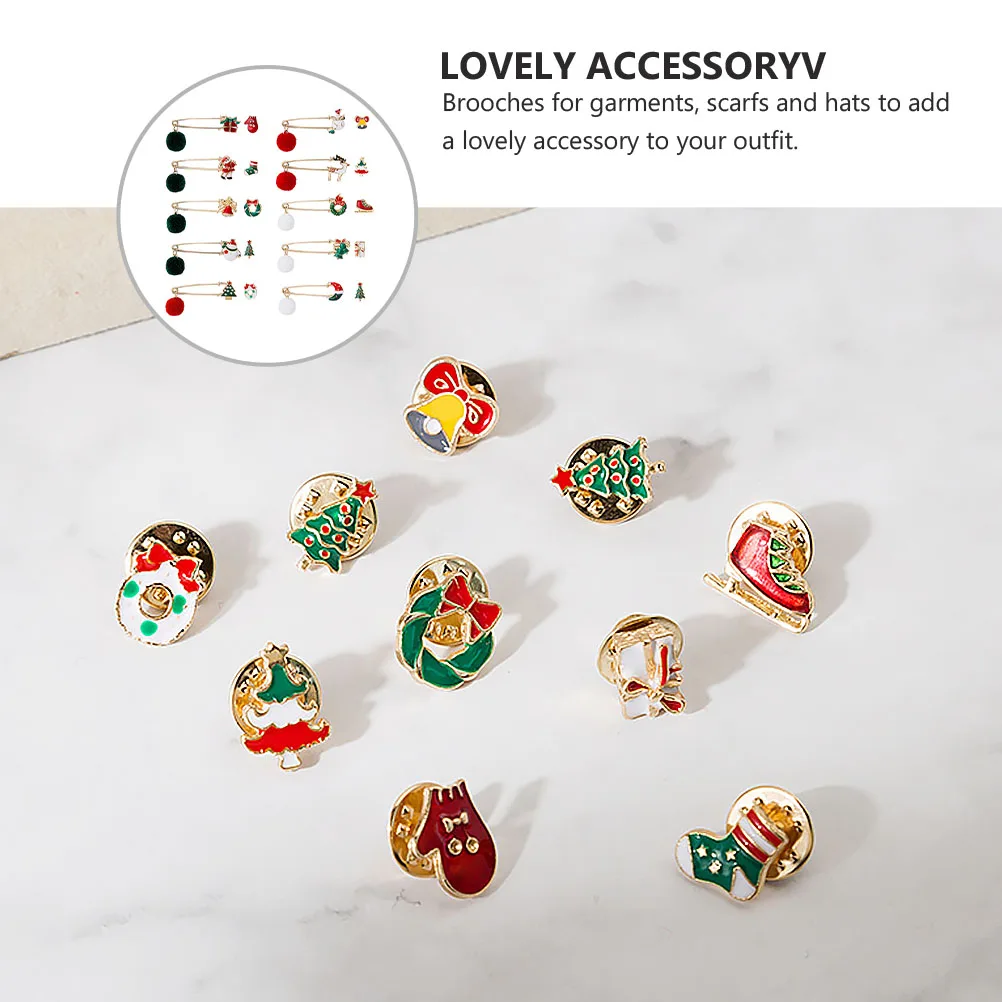 10 set Christmas Themed Party Brooches Suit Breastpin Mixed Style Clothing Accessory Alloy Brooch Adorable Costume Decoration
10 set Christmas Themed Party Brooches Suit Breastpin Mixed Style Clothing Accessory Alloy Brooch Adorable Costume Decoration