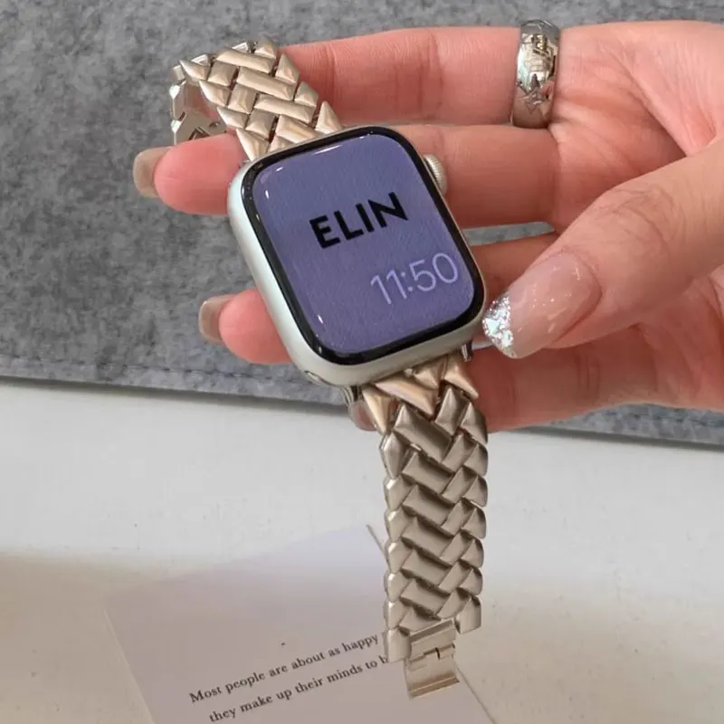 Stainless Steels Band For Apple Watch Ultra 2 49mm Metal Strap Bracelet For Iwatch Series 9 8 7 6 5 SE 41mm 45mm 40mm Adjustable
Stainless Steels Band For Apple Watch Ultra 2 49mm Metal Strap Bracelet For Iwatch Series 9 8 7 6 5 SE 41mm 45mm 40mm Adjustable