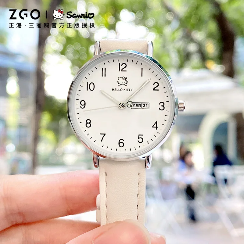 Original Sanrio Student Wristwatch for Female Hello Kitty Watches for Girls Simple Luminous Waterproof Quartz Watch
Original Sanrio Student Wristwatch for Female Hello Kitty Watches for Girls Simple Luminous Waterproof Quartz Watch