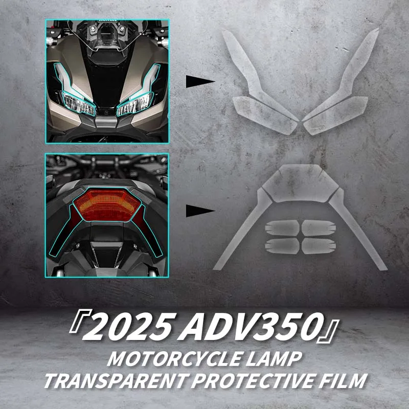 For HONDA ADV350 2025 Motorcycle Lamp Accessories Transparent Protective Film Bike Headlight And Taillight Refit Stickers Decal
For HONDA ADV350 2025 Motorcycle Lamp Accessories Transparent Protective Film Bike Headlight And Taillight Refit Stickers Decal