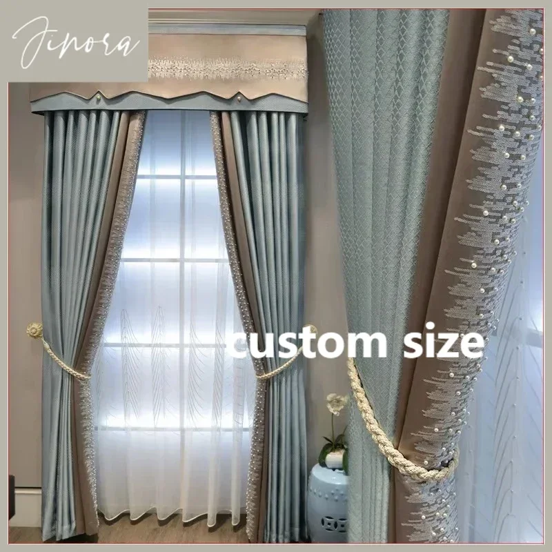 2023 New Curtains For Living Dining Room Bedroom Custom Window Light Luxury Curtain Silver Color Blue Curtain High-End Model
2023 New Curtains For Living Dining Room Bedroom Custom Window Light Luxury Curtain Silver Color Blue Curtain High-End Model