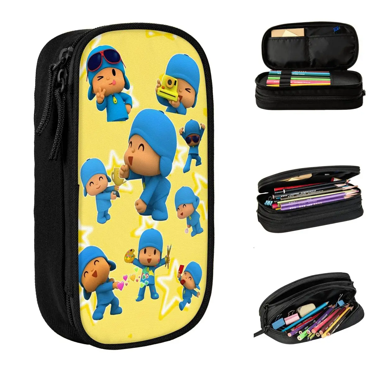 Happy Pocoyoo Cartoon Pencil Cases Creative Pen Box Bag Student Big Capacity Students School Gift Pencil Box
Happy Pocoyoo Cartoon Pencil Cases Creative Pen Box Bag Student Big Capacity Students School Gift Pencil Box