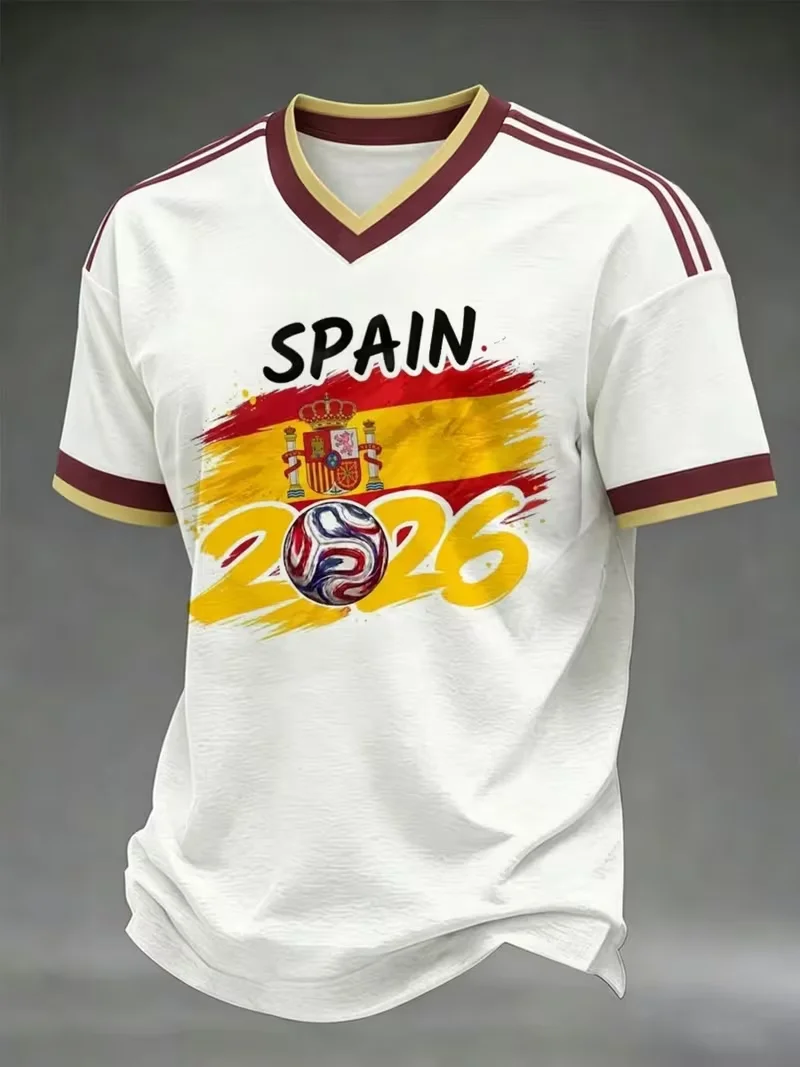 Men's T-shirts 2026 Football Jersey T Shirt National Flag Soccer Graphic Tee Casual Summer Sports Fan Apparel
Men's T-shirts 2026 Football Jersey T Shirt National Flag Soccer Graphic Tee Casual Summer Sports Fan Apparel